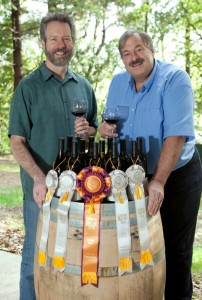 Winemakers John Overstreet and Neil Perrelli