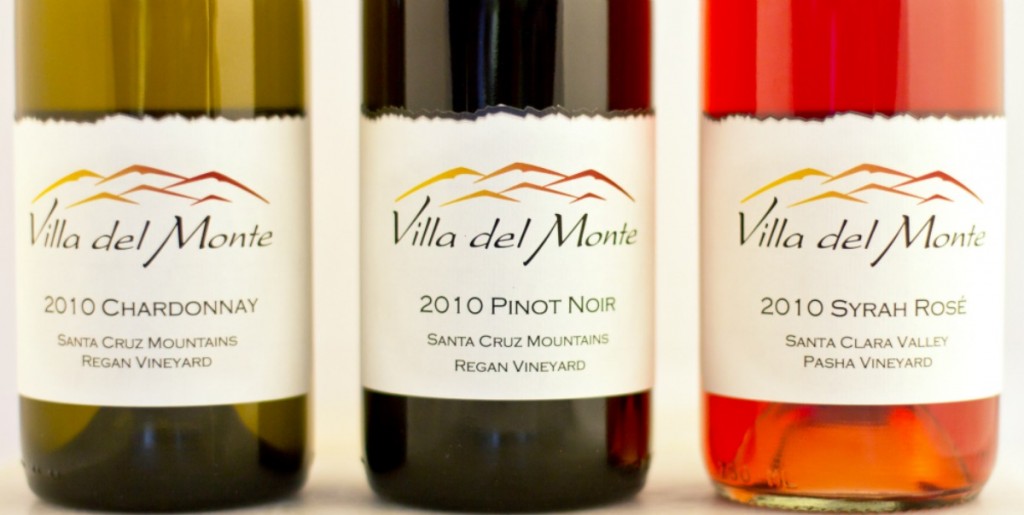 Villa del Monte wine bottles